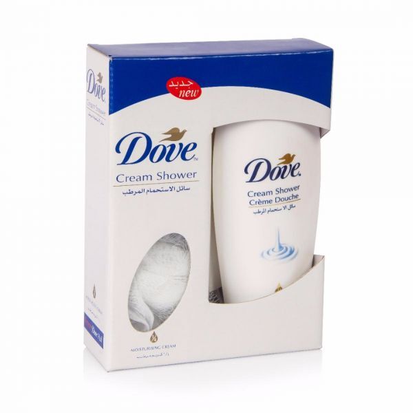 شاور جيل من دوف- 250 مللى مع لوفة