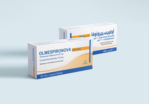 اولميسبيرونوفا 20/12.5مجم 30 قرص