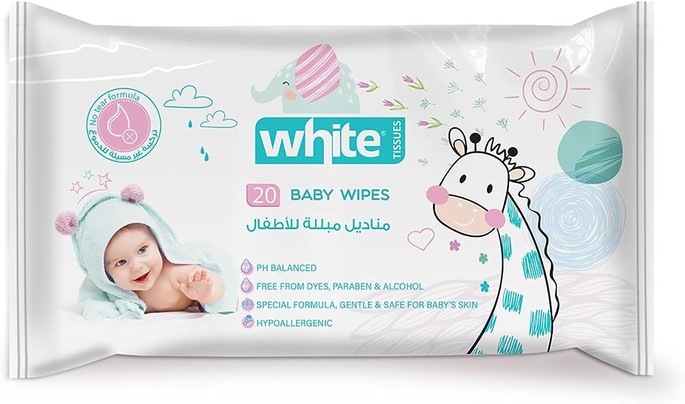 وايت مناديل مبللة للاطفال 20 منديل