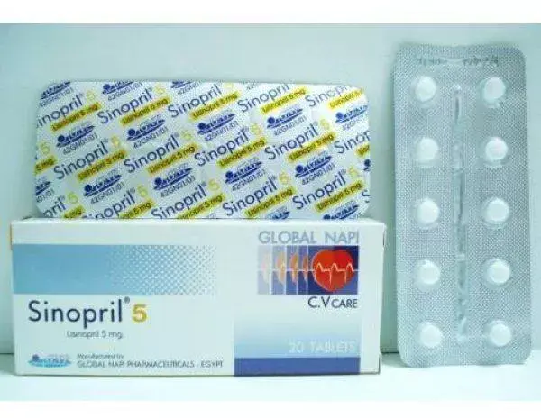 SINOPRIL 5 MG 20 TAB
