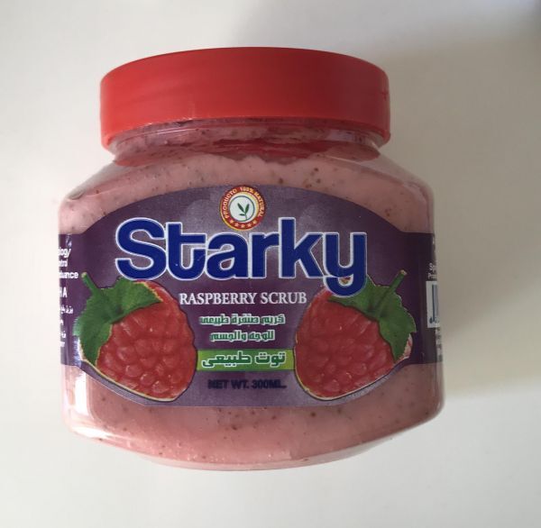 ستاركي مقشر للجسم بالتوت