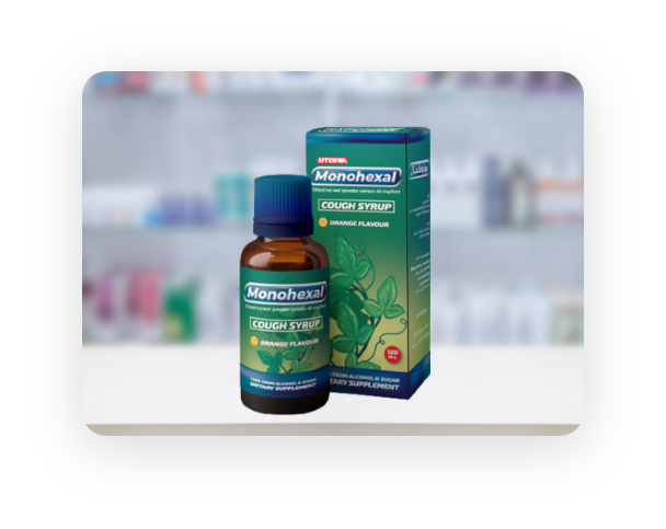 مونوهكسال شراب الكحة 120 مل