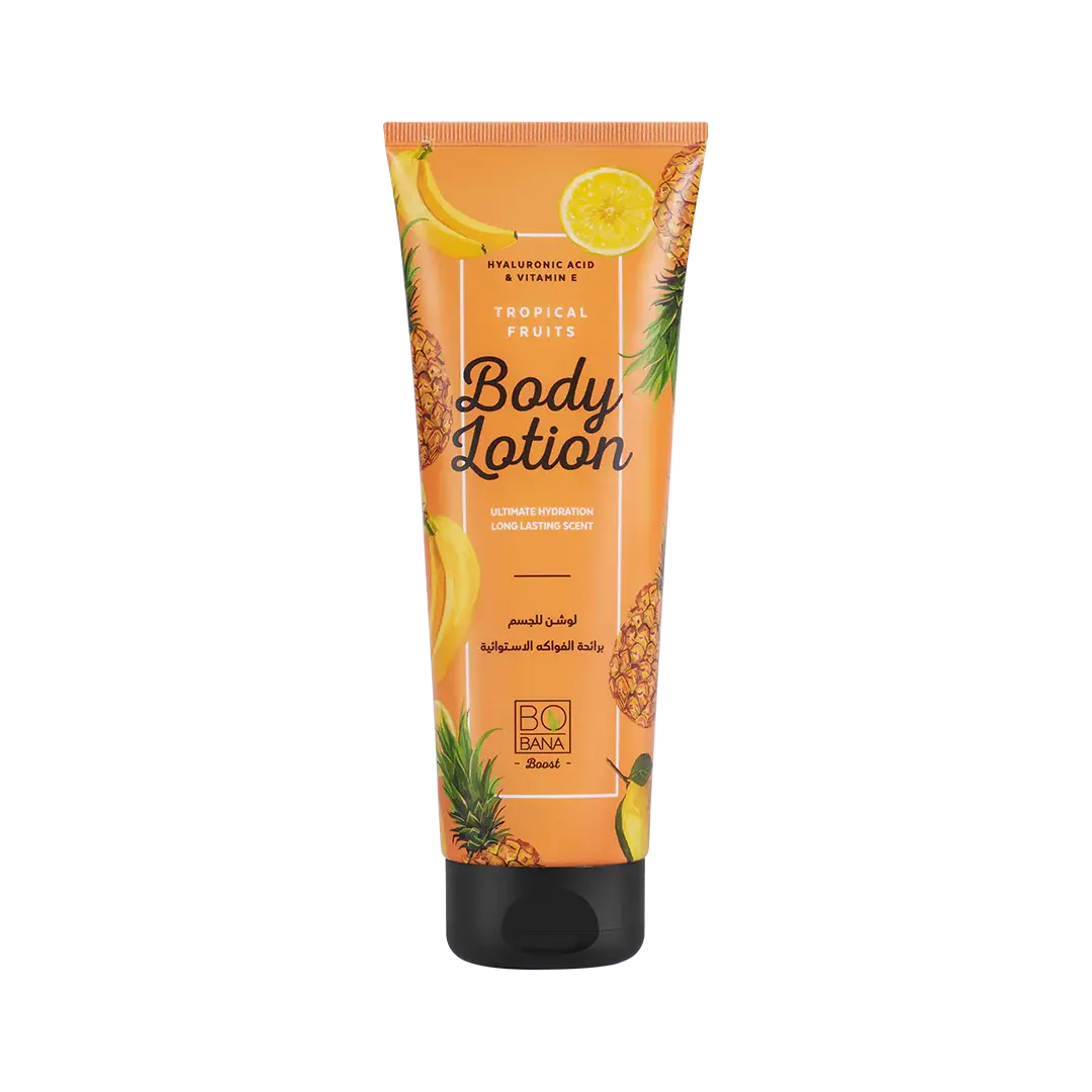 لوشن الجسم بوبانا بالفواكه الاستوائية 240 مل