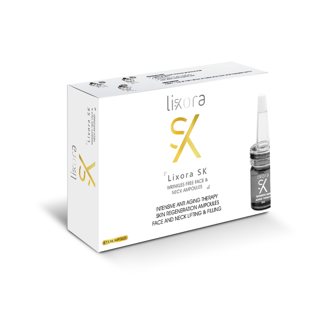 ليكسورا SK أمبولات للوجه والرقبة خالية من التجاعيد 5X5 مل