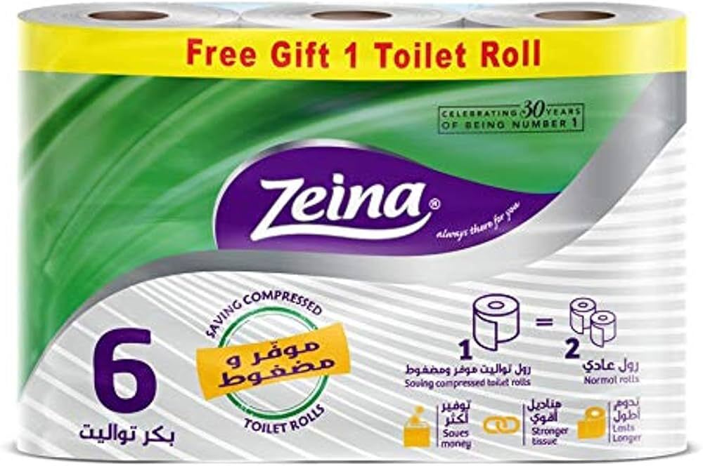compressed toilet rolls