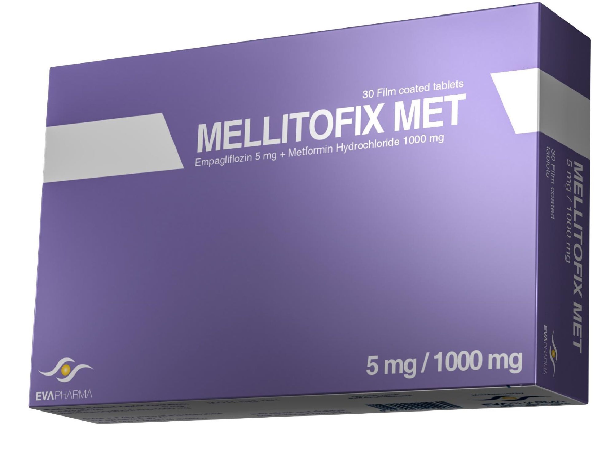 Mellitofix Met 5/1000 mg 30 Tab