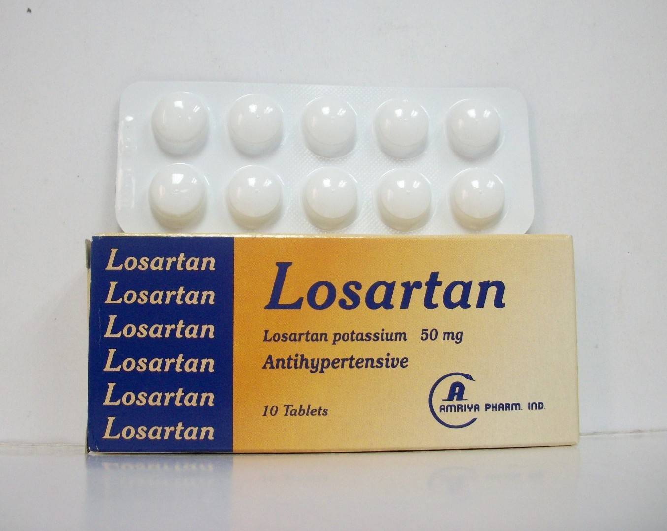 LOSARTAN- 50 MG- 10 TAB