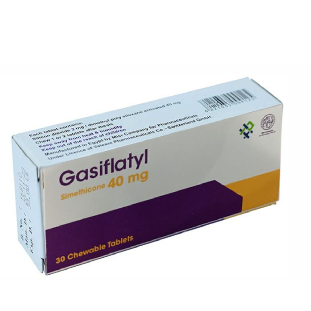 Gasiflatyle 40mg 30 Tablets