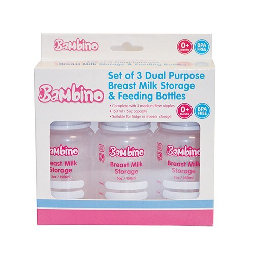 BUBBLES MILK STORAGE BOTTLES