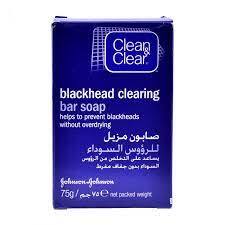 كلين اند كلير صابونة للرؤوس السوداء - 75 جم