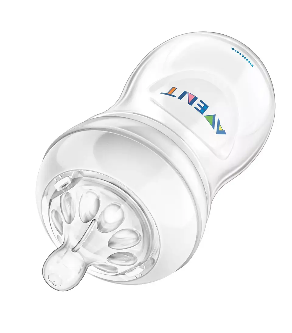 Philips Avent Natural Glass Baby Bottle 120 ML 0M+ (SCF671/17) - 1 Pc