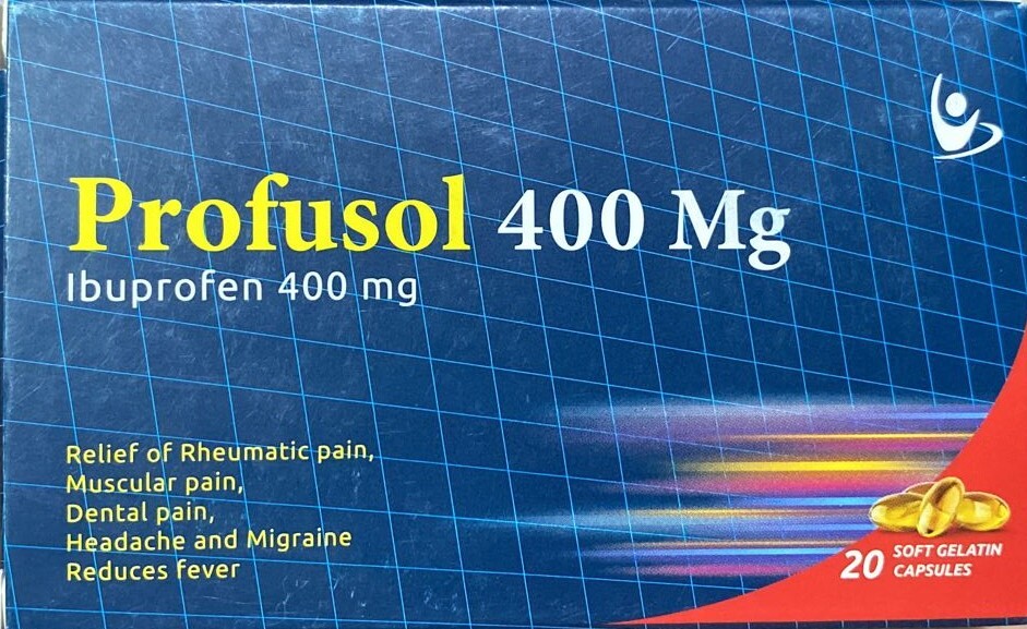 Profusol Profusol 400 mg - 20 S.G. Capsules - Order Now | Vezeeta Pharmacy