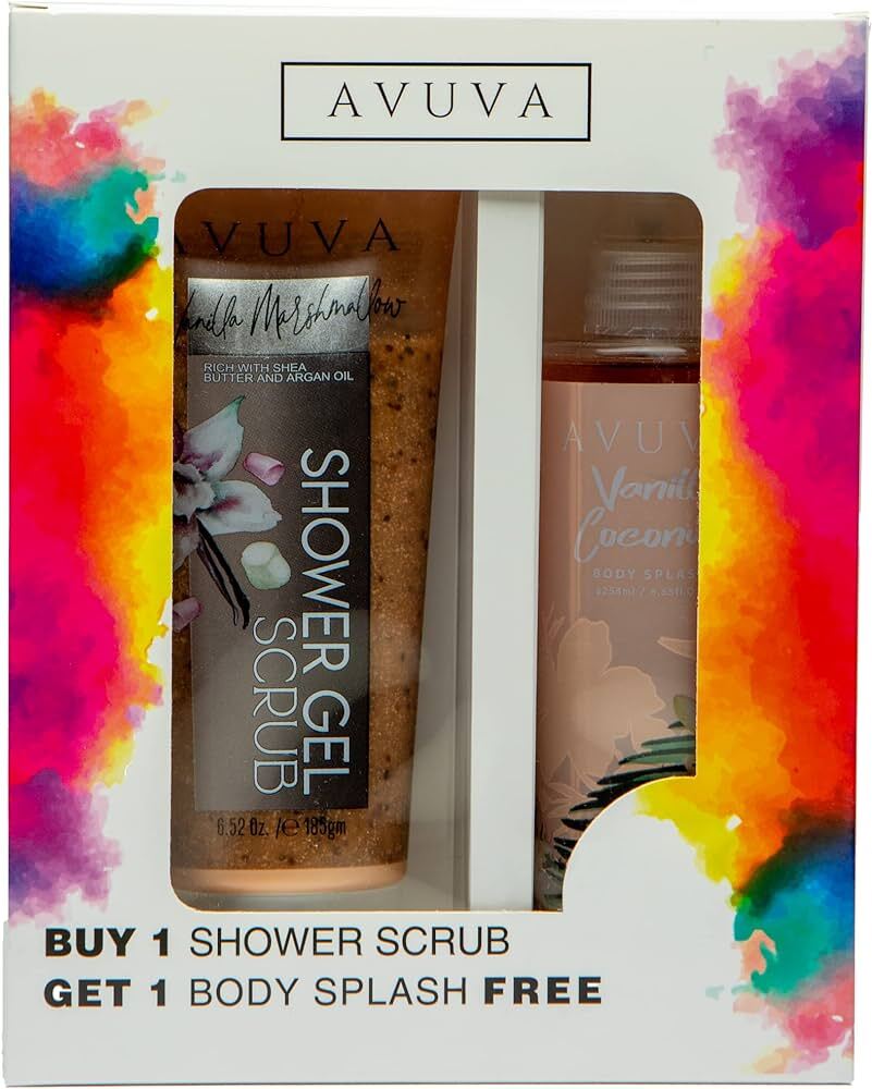 افوفا اسكراب 185 مل + افوفا بودي اسبراي فانيليا 250 مل