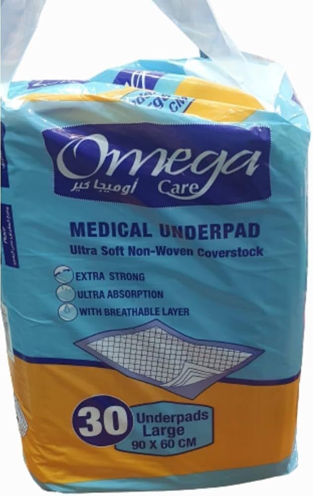 اوميجا كير مفرش 90×60 - 30 قطعه