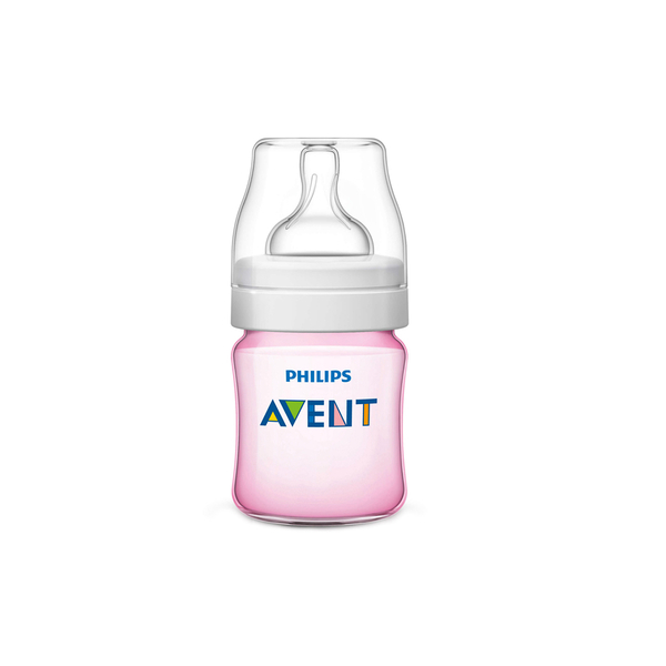 Philips Avent Classic Baby Bottle 125 ML 0M+ Pink 1 Pc