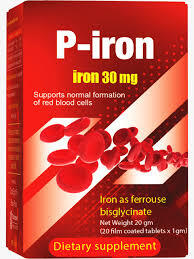P-IRON 30 MG - 20 TAB