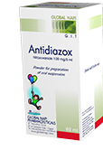 انتي ديازوكس 100مجم/5مل شراب معلق 60 مل
