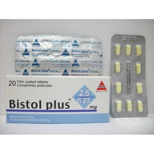 بيستول بلس 2.5/6.25مجم 20 قرص