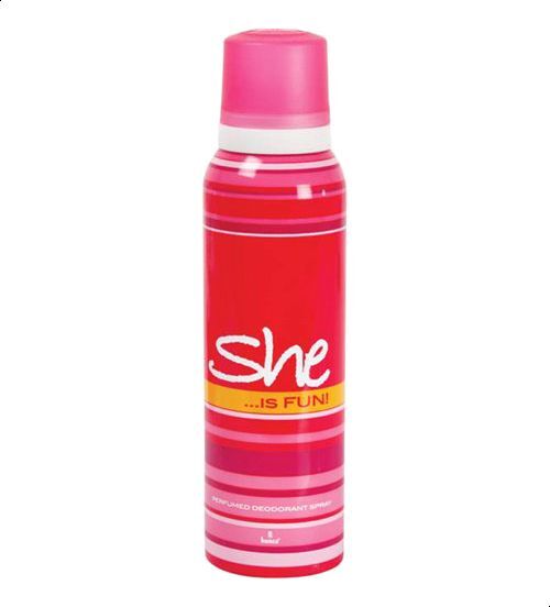 she deodorant spray