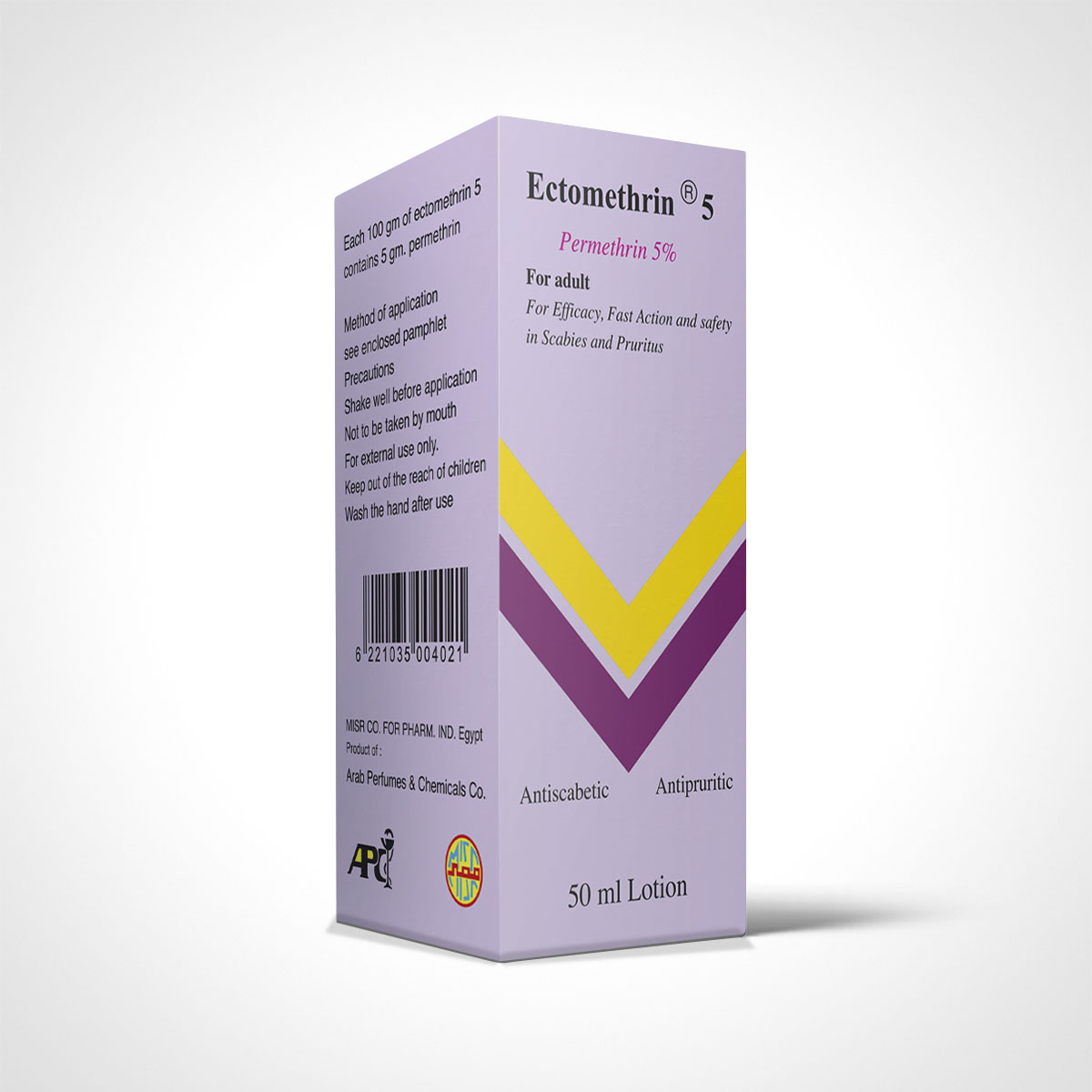 ECTOMETHRIN 5%ADULT LOTION 50 ML