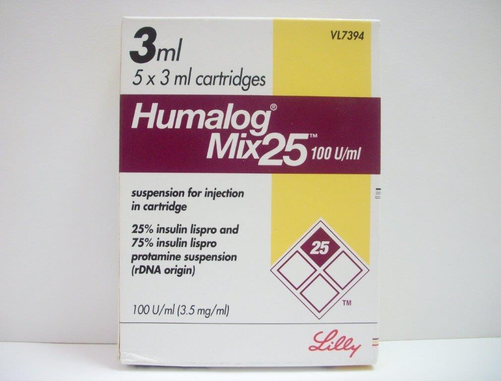 هيومالوج ميكس 25 100وحدة دولية/مل 5 خراطيش*3مل