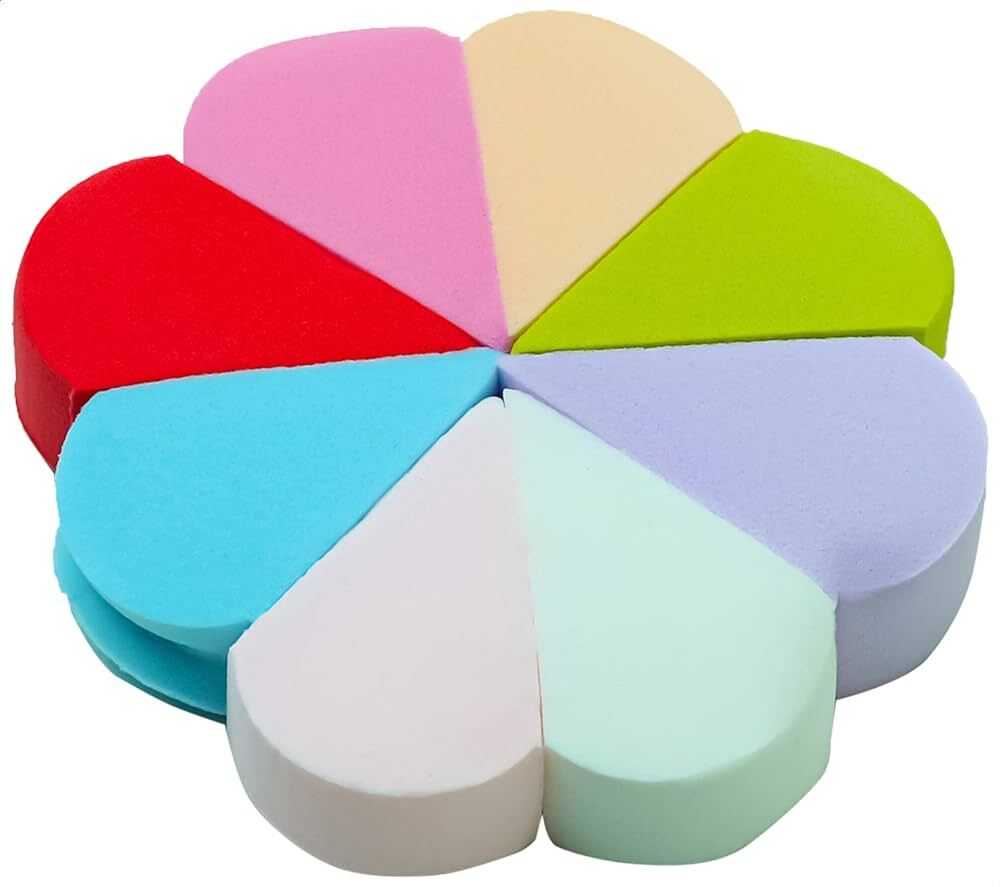 طقم اسفنج مكياج على شكل زهرة من سوناتا- 8 قطع-كود 87111