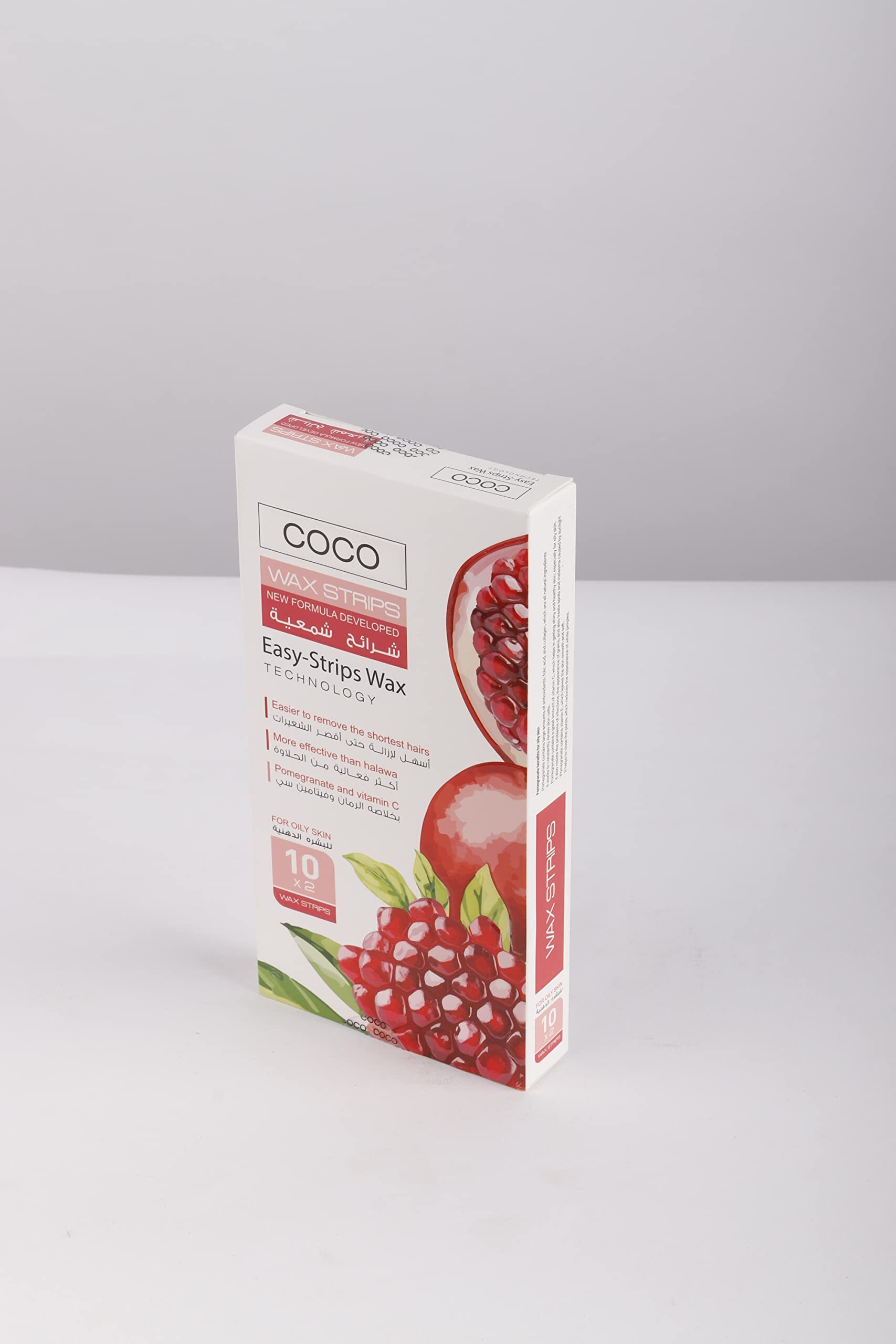 كوكو شرائح شمعية للبشرة الدهنية