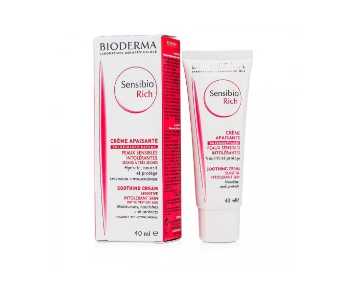 بيوديرما كريم مرطب للبشره الجافه والحساسه - 40 مل