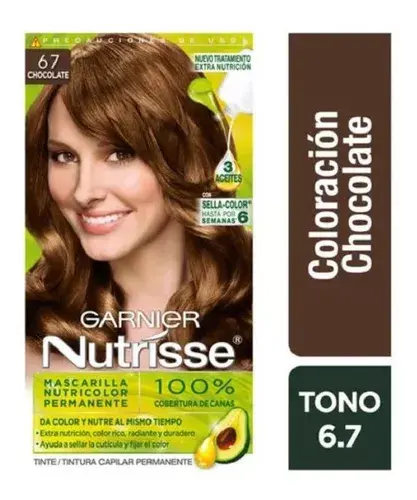 صبغة شعر غارنييه نوتريس 6.7 شوكولاتة