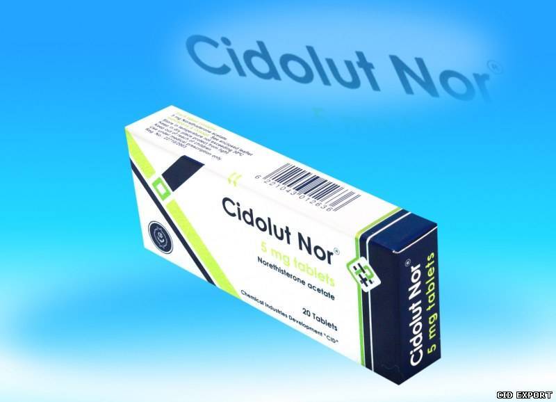 CIDOLUT NOR 5 MG 20 TAB