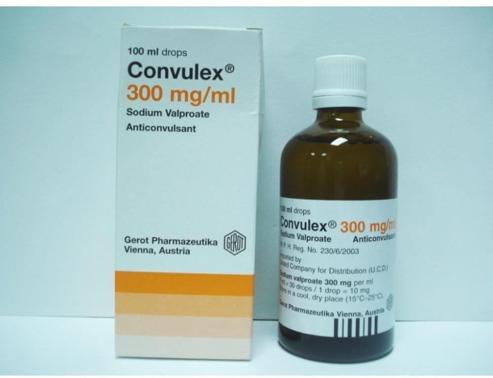 CONVULEX ORAL DROPS 300MG