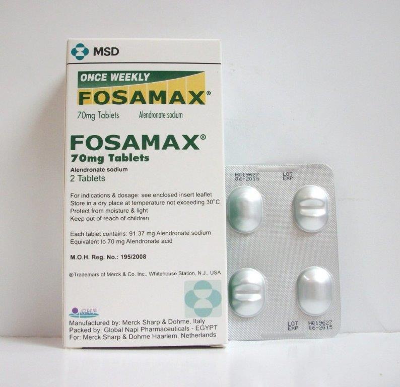 Fosamax once weekly 70 mg 2 tablets - Order Now | Vezeeta Pharmacy