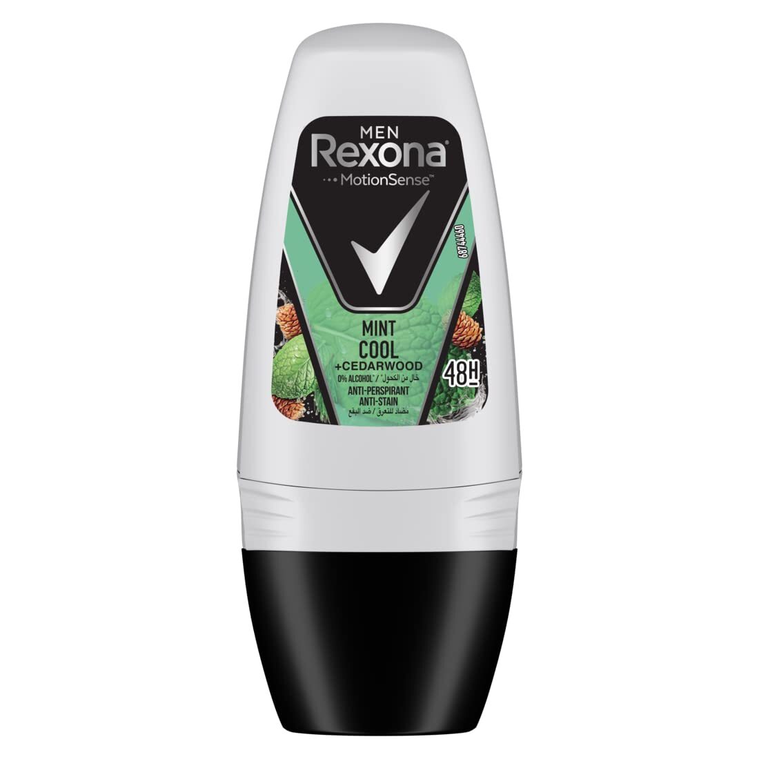 ريكسونا نعناع منعش مزيل عرق رجال رول اون 50 مل