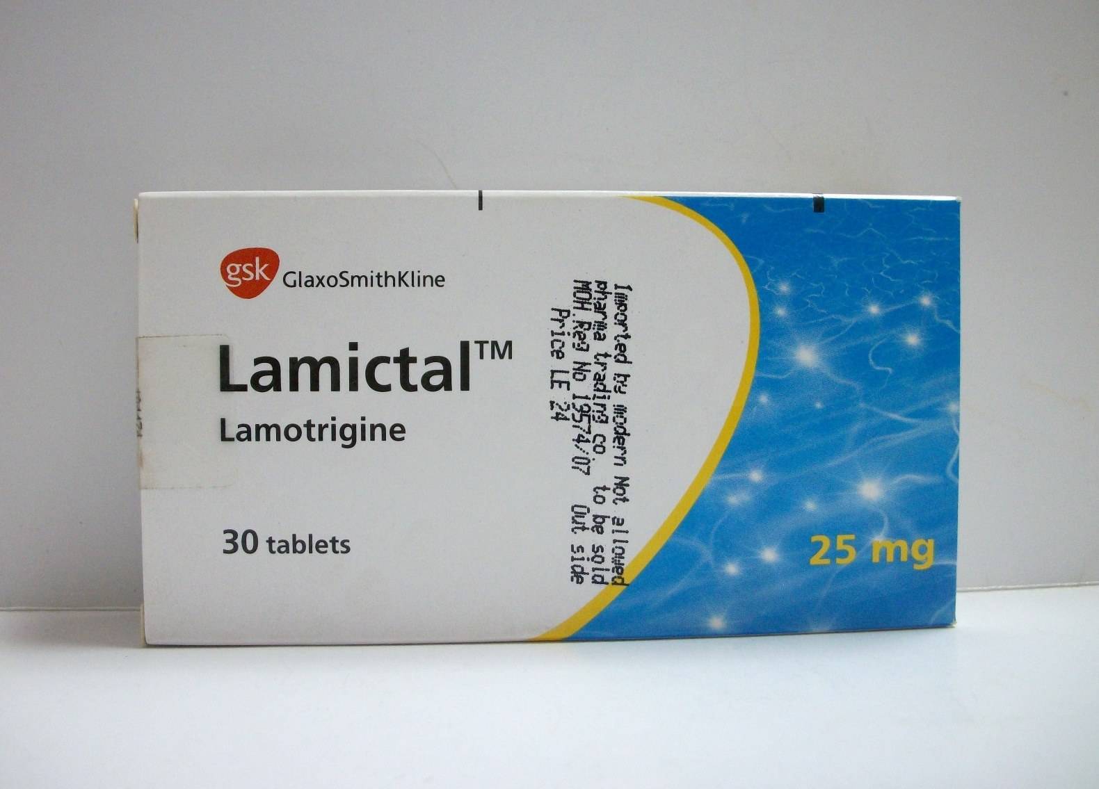 LAMICTAL 25 MG 30 TAB