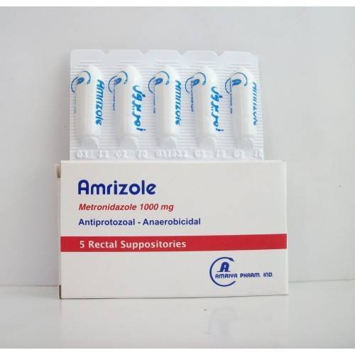 AMRIZOLE rectal 1gm 5 SUPP