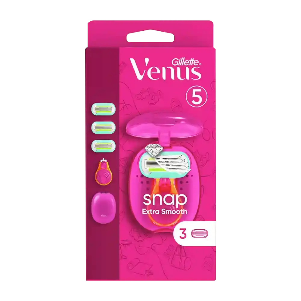 جيليت فينوس سناب اكسترا سموث ماكينة + 3 موس