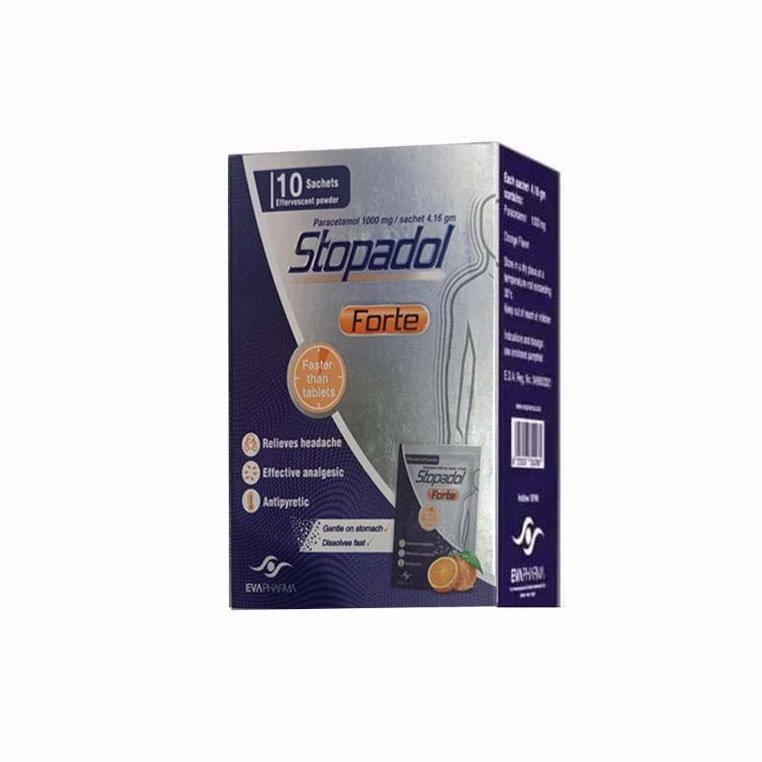 ستوبادول فورت 1000 مجم 10 أكياس