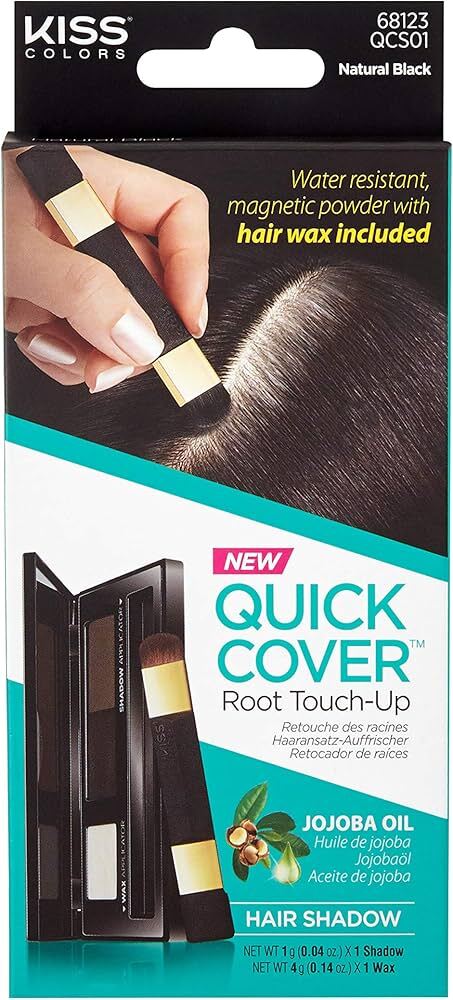 ظلال شعر كيس كويك كوفر روت تاتش أب - أسود طبيعي