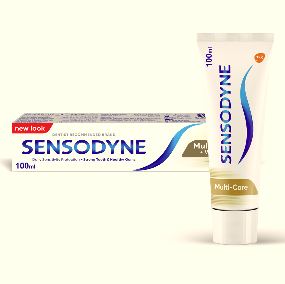 سنسوداين معجون اسنان عناية متعددة + تبييض الأسنان 100 مل