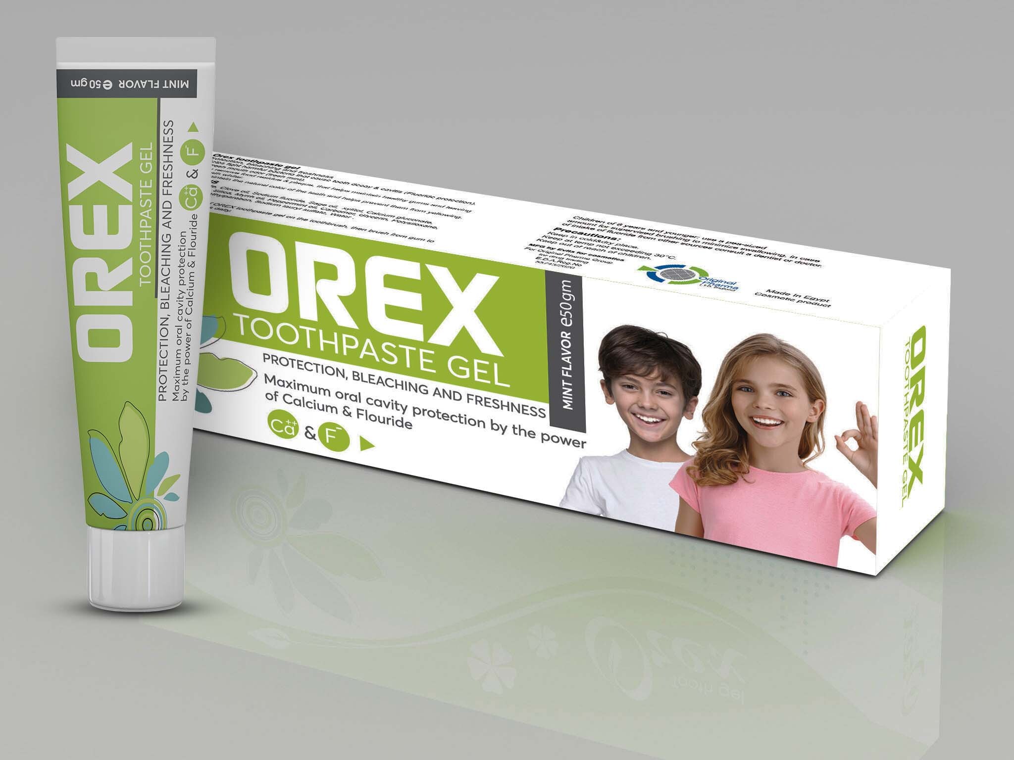 orex toothpaste gel