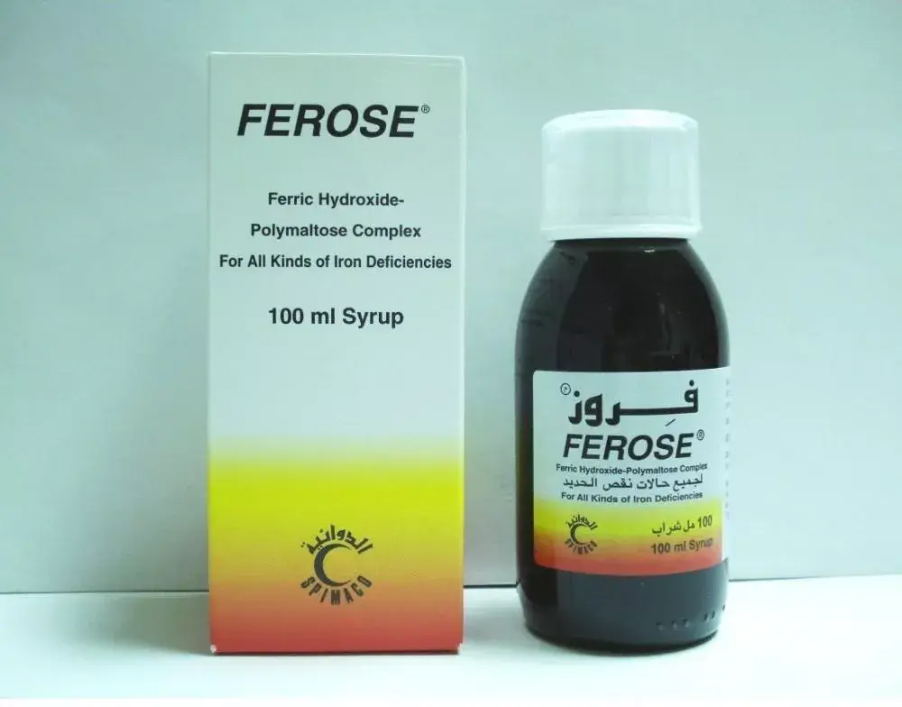FEROSE SYRUP- 50 MG/5 ML 100 ML