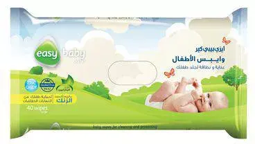 EASY CARE BABY WIPES 40 WIPES